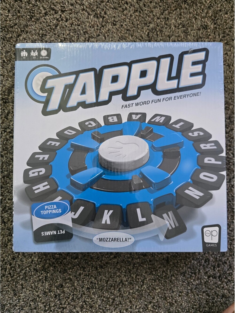 Tapple Fast Word Fun Game by USAopoly - New Sealed